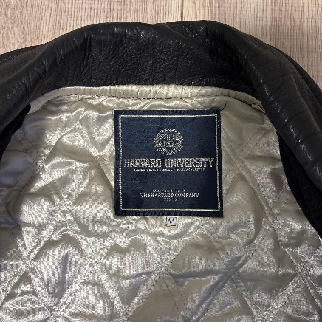 HARVARD UNIVERSITY スタジャン ブラック