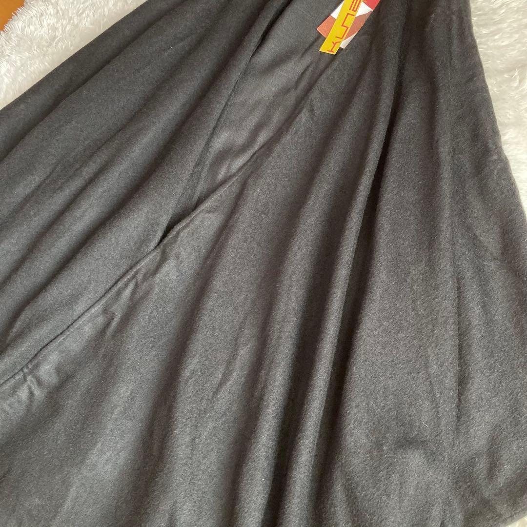 【タグ付】 KUNA クーナ ベビーアルパカ100% ポンチョ ケープ 黒