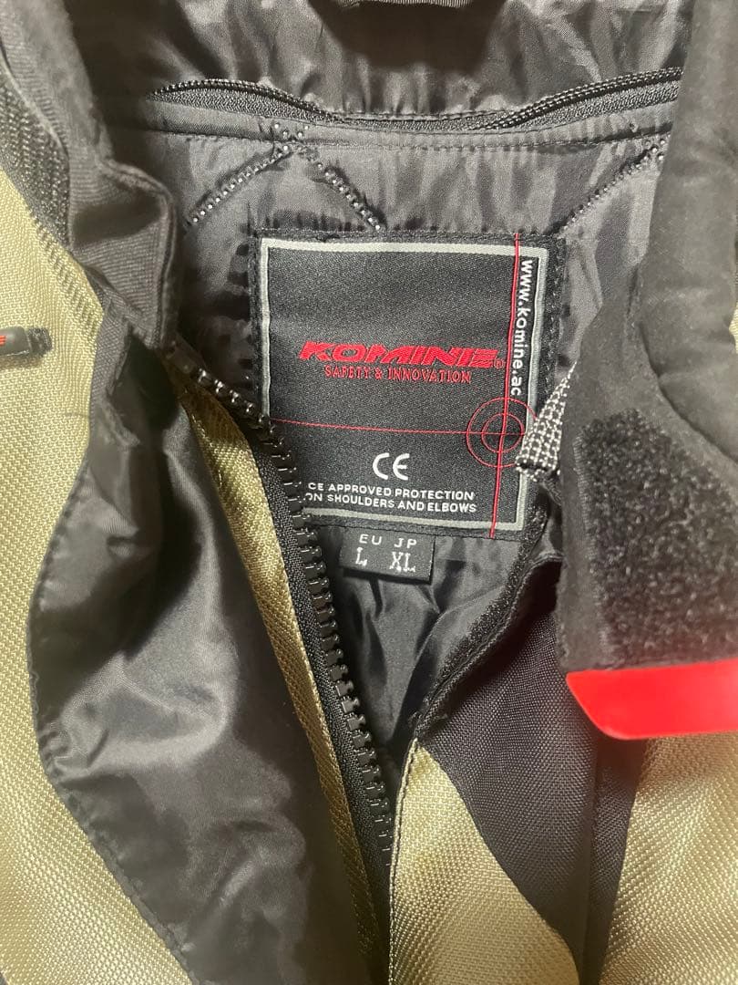 ＹＮ　コミネ　KOMINE JK-548 ライディングジャケット カーキ