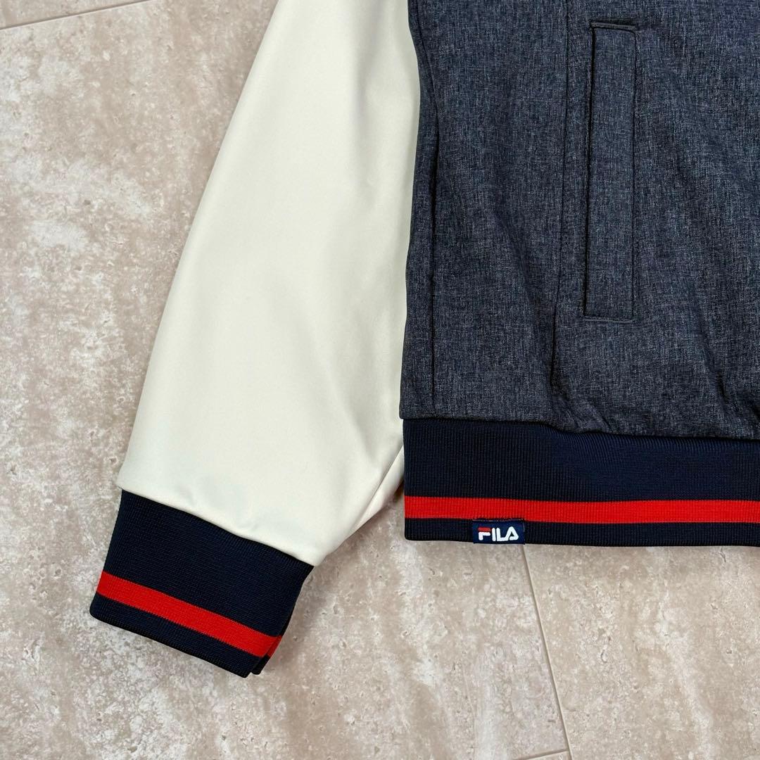 【フィラゴルフ】ジャケット　ブルゾン　4Lサイズ　ネイビー　裏地フリース