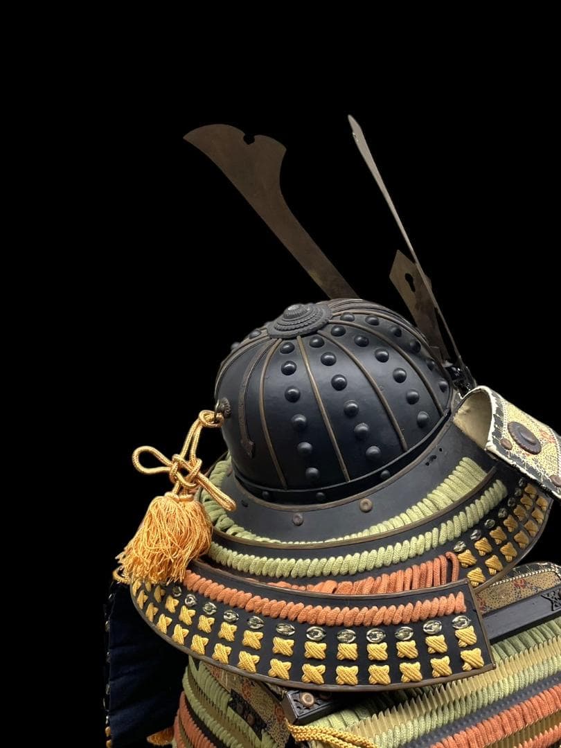 送料込み 着用可能 甲冑 等身大 当世具足 鎧兜 時代祭り 鎧櫃 龍刻 胸当て