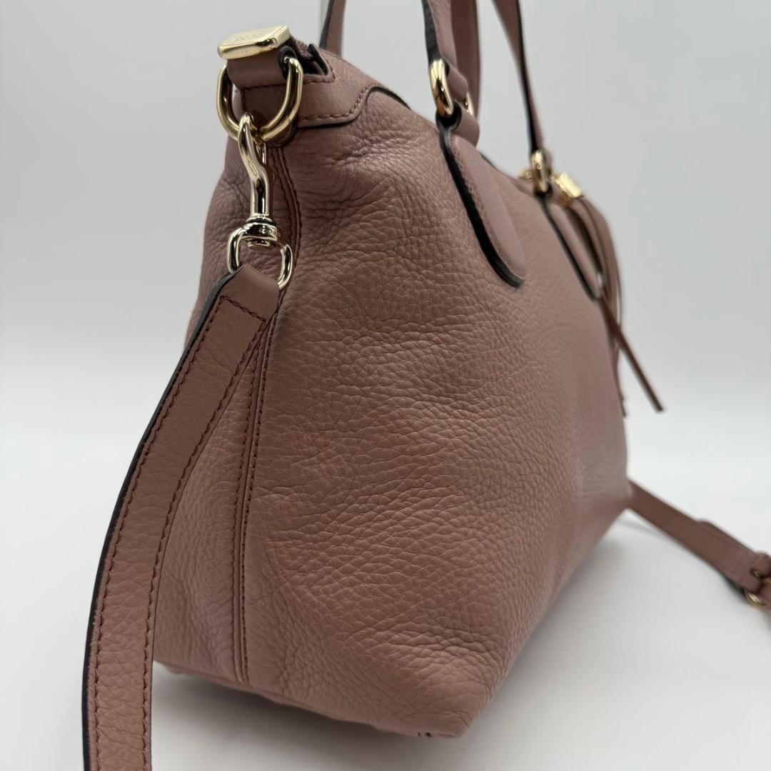 グッチ　ソーホー　インターロッキング　2way ハンドバッグ　ショルダーバッグ