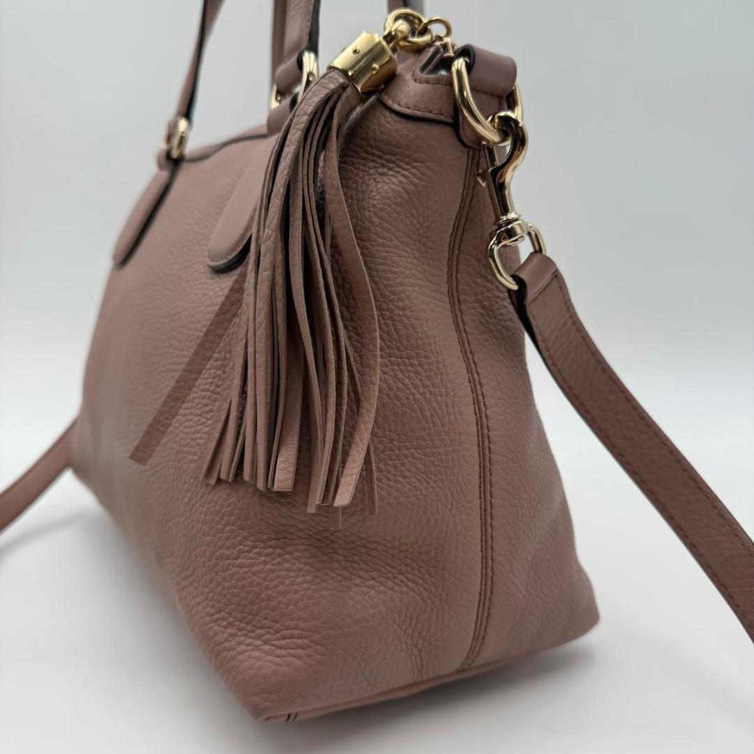 グッチ　ソーホー　インターロッキング　2way ハンドバッグ　ショルダーバッグ