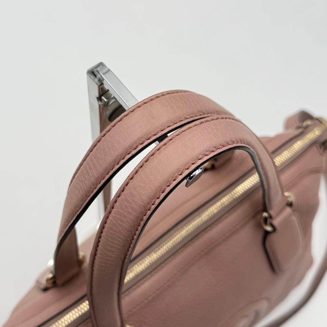 グッチ　ソーホー　インターロッキング　2way ハンドバッグ　ショルダーバッグ