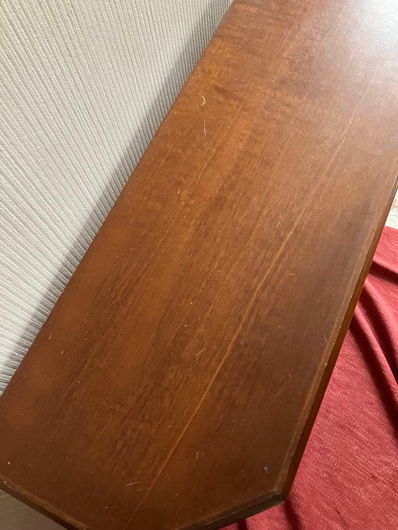 木製キャビネット　フローラルインレイ象嵌細工