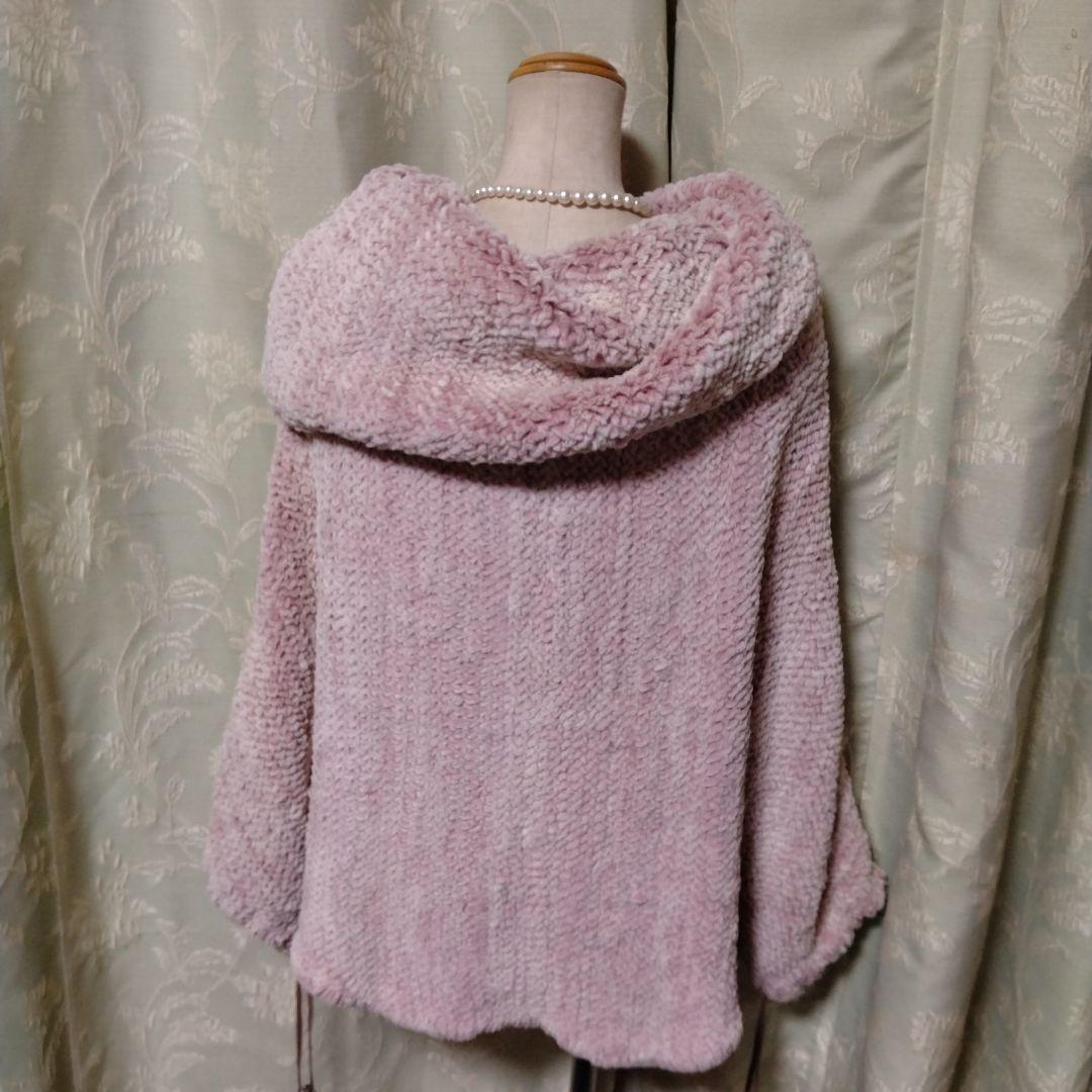 新品同様使用感無し✩イタリア製✩レッキス✩ピンク✩被り✩アウター✩前ポケット有り