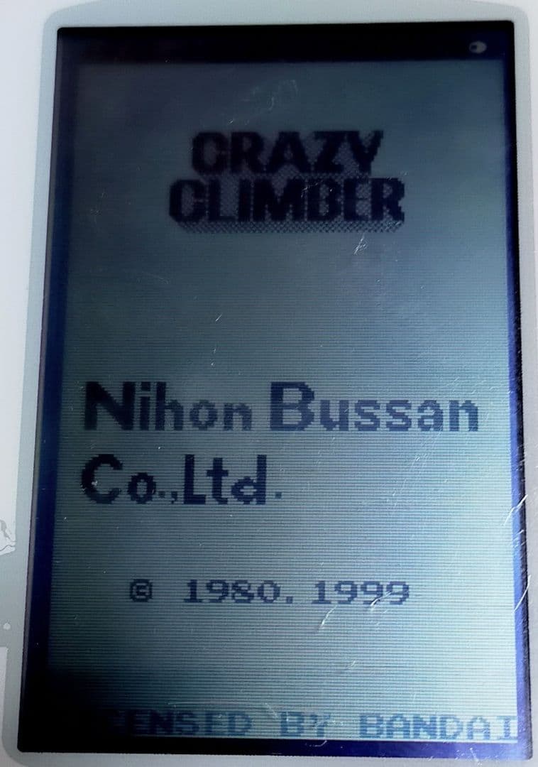 【超美品】ワンダースワン用　クレイジークライマー