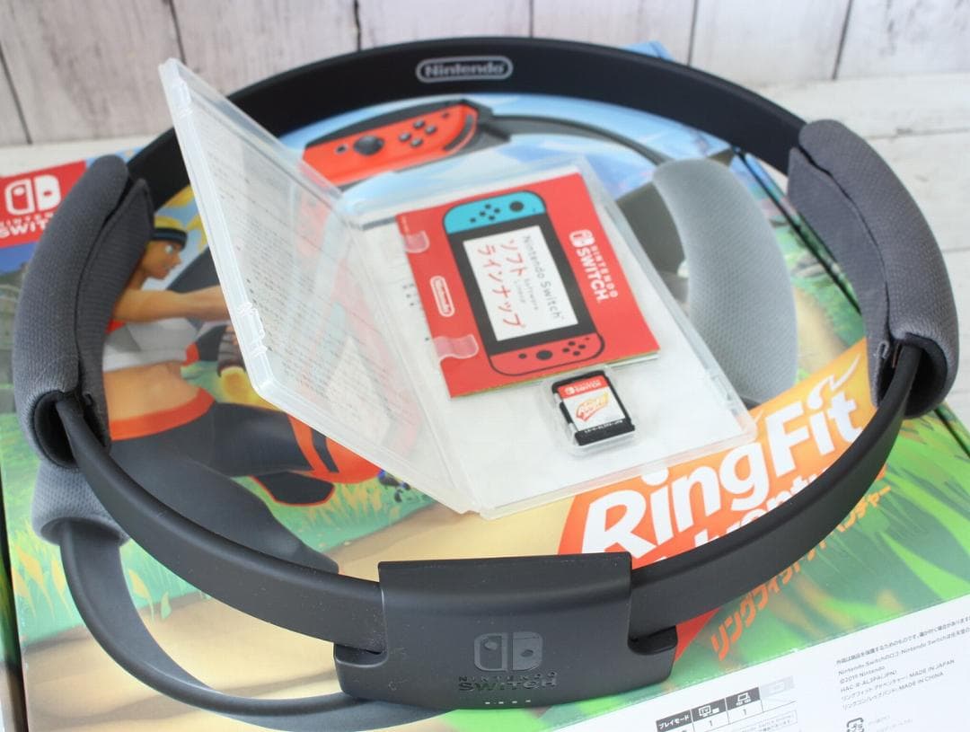 美品 ニンテンドースイッチ 本体 リングフィットアドベンチャー付き
