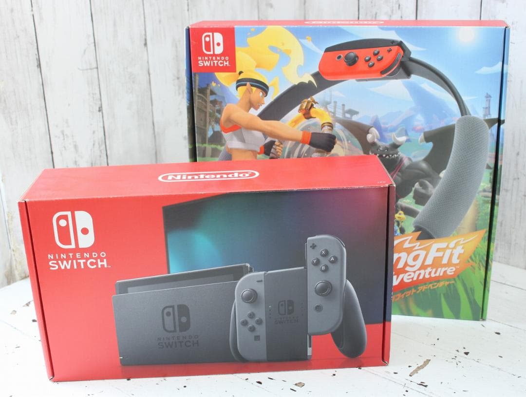 美品 ニンテンドースイッチ 本体 リングフィットアドベンチャー付き