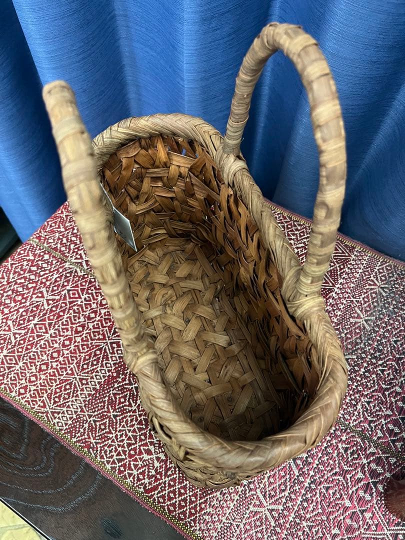山葡萄　かごバッグ　乱れ編み