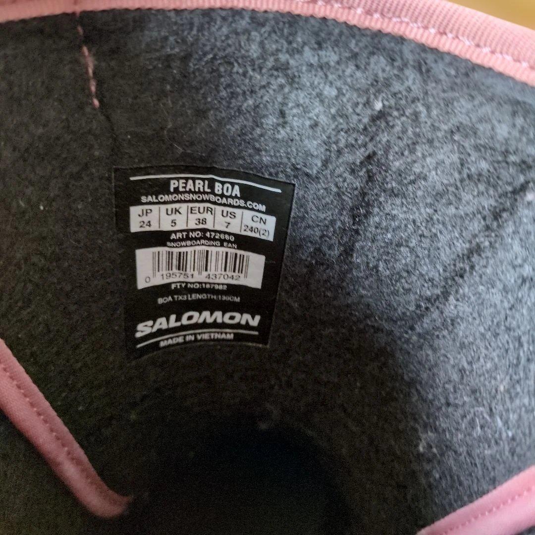 SALOMON スノーボードブーツ ピンク BOA ボア