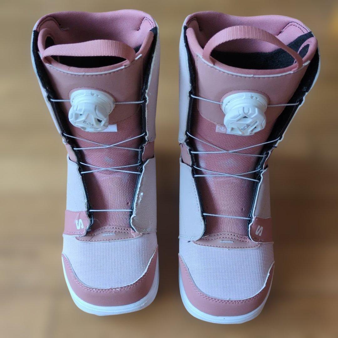 SALOMON スノーボードブーツ ピンク BOA ボア