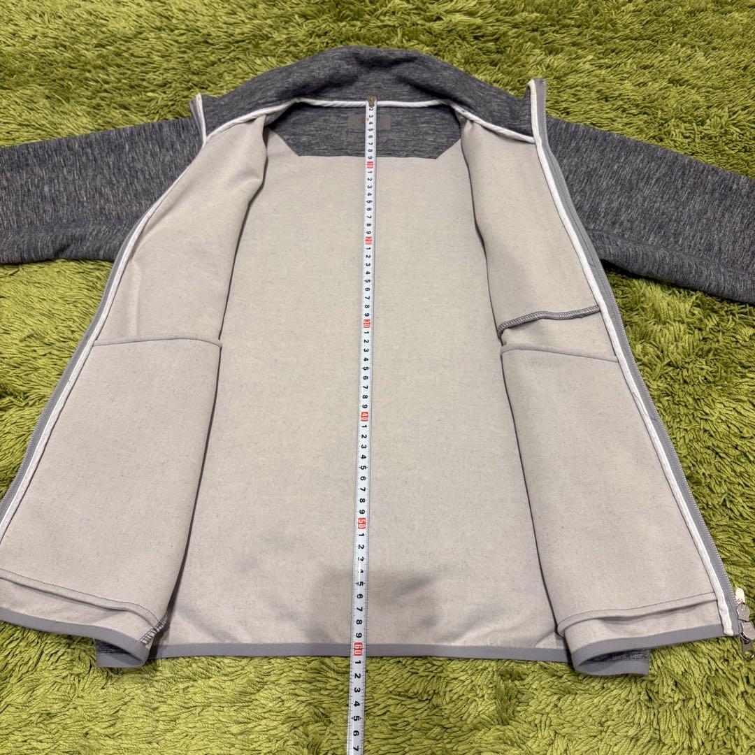 マスターバニーエディション ジップジャケット アウター 異素材 グレー サイズ1