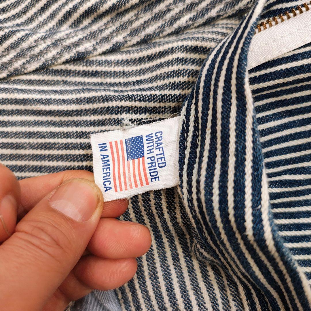 美品 スタンレー usa製 ペインターパンツ ワークパンツ ヒッコリーw32