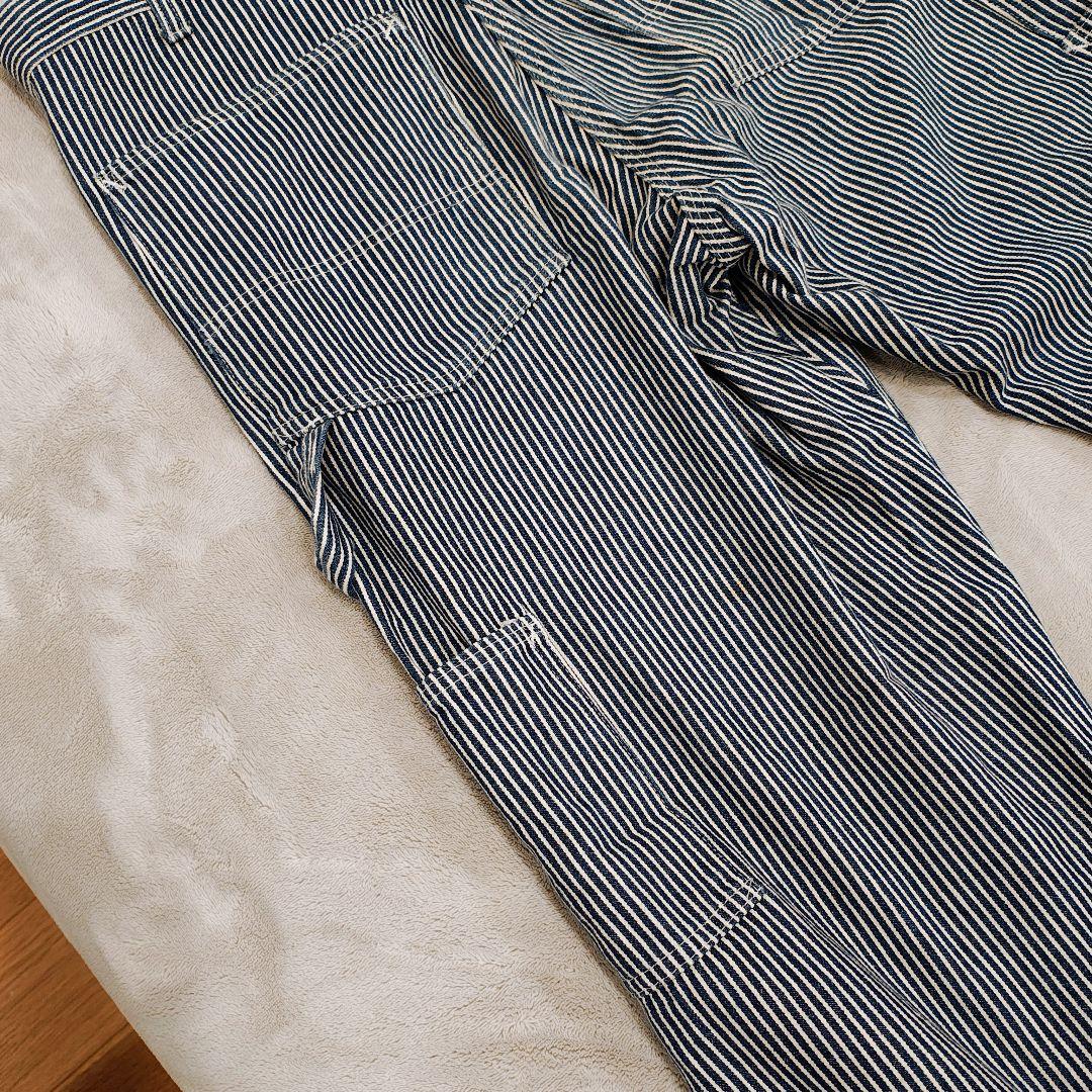 美品 スタンレー usa製 ペインターパンツ ワークパンツ ヒッコリーw32