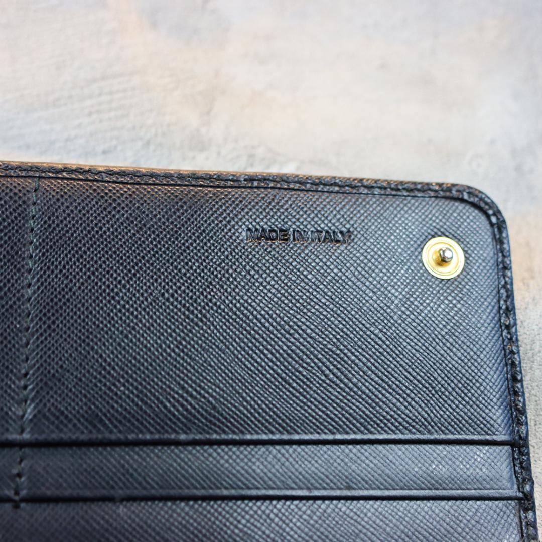 PRADA（プラダ） ロゴプレート 長財布 メンズ レディース