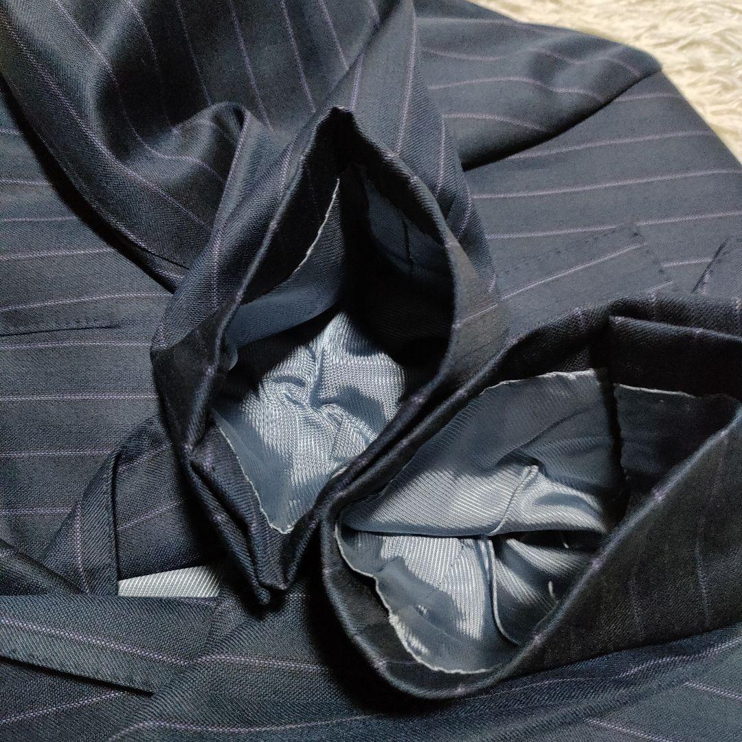 Brilla per il gusto メンズスーツ　ネイビーストライプ　44