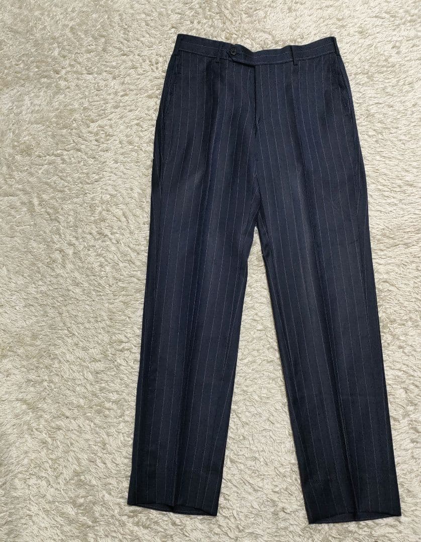 Brilla per il gusto メンズスーツ　ネイビーストライプ　44