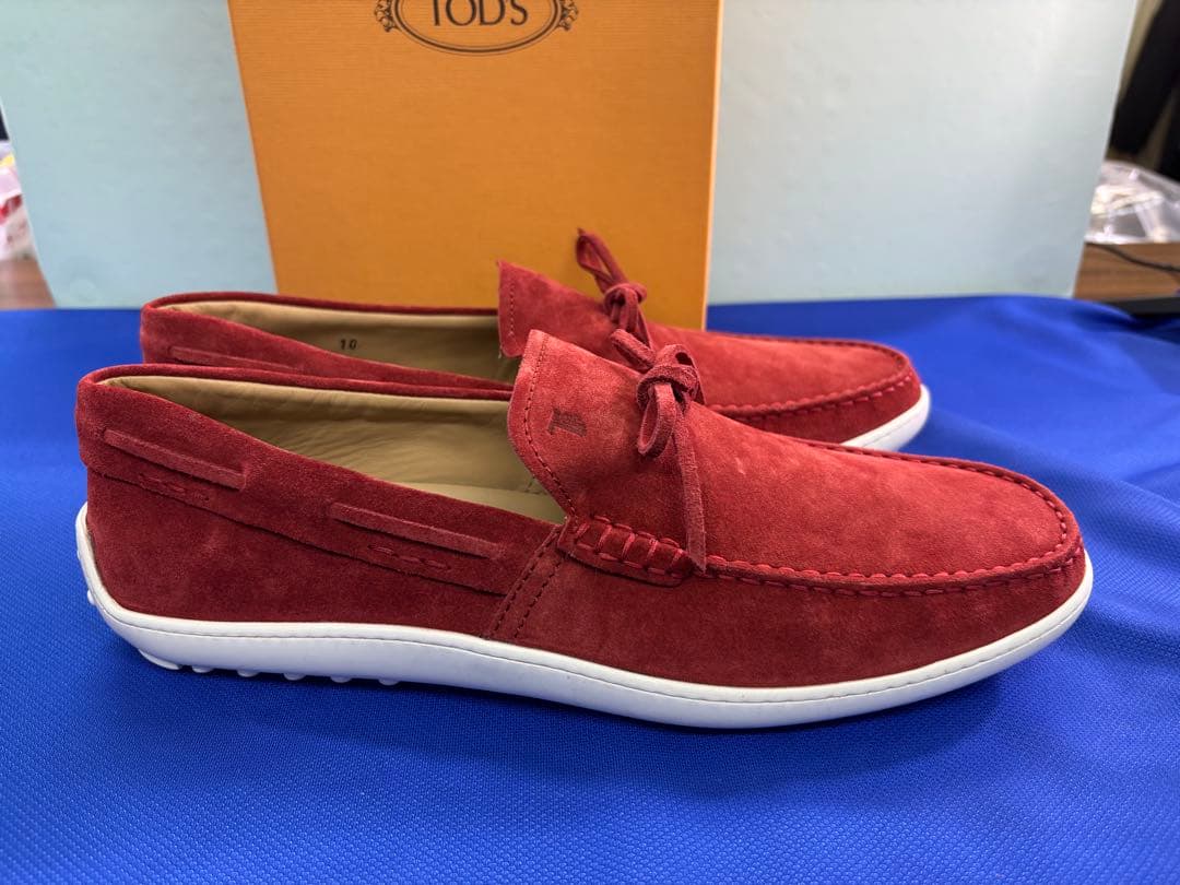 TOD'S スウェードドライビングシューズ 10（UK）/28.0cm（JP）