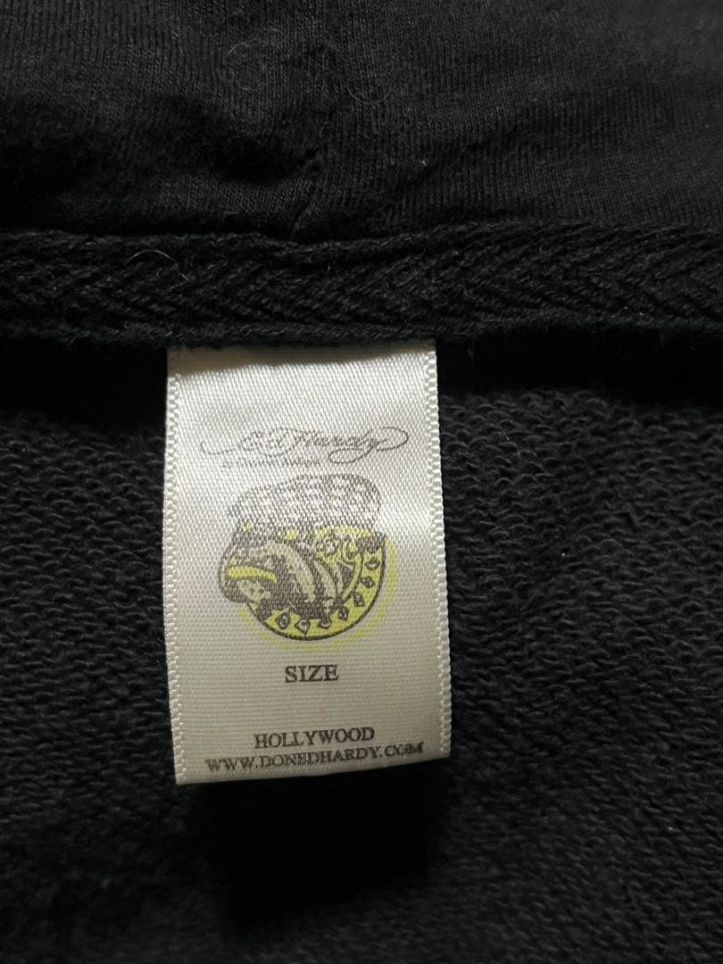 Don Ed Hardy スカルプリント パーカー