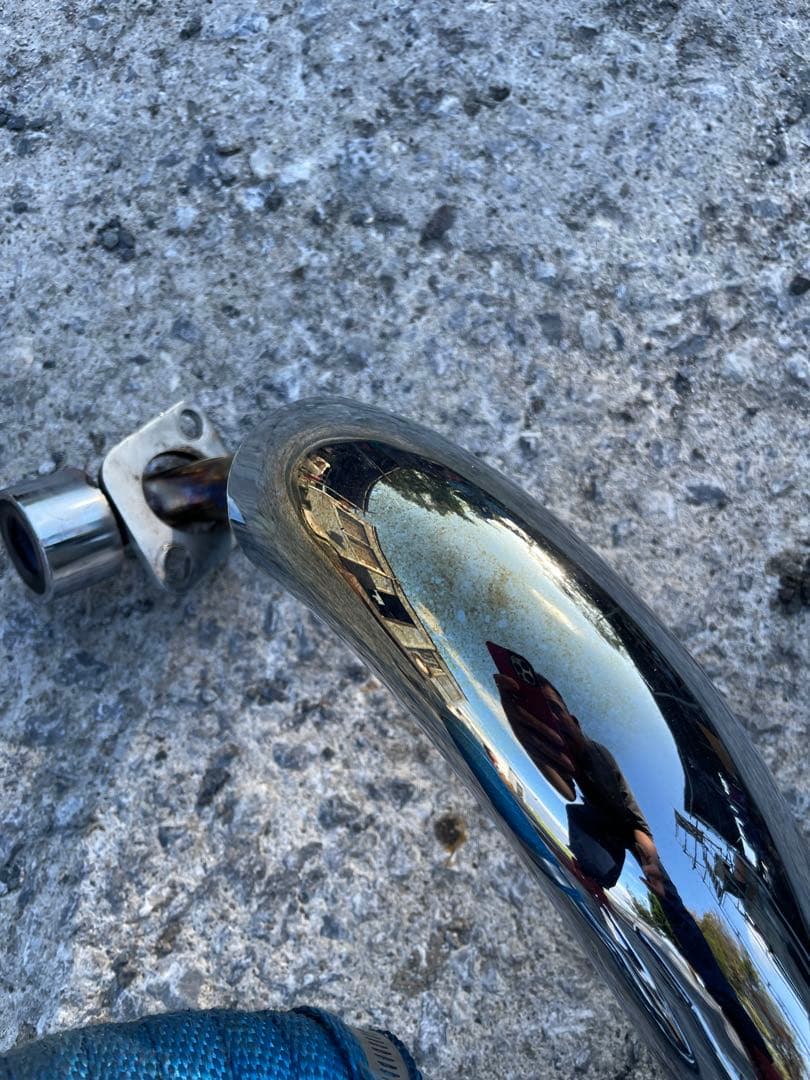 ナ*ト様 ドラッグスター400用爆音社外マフラー