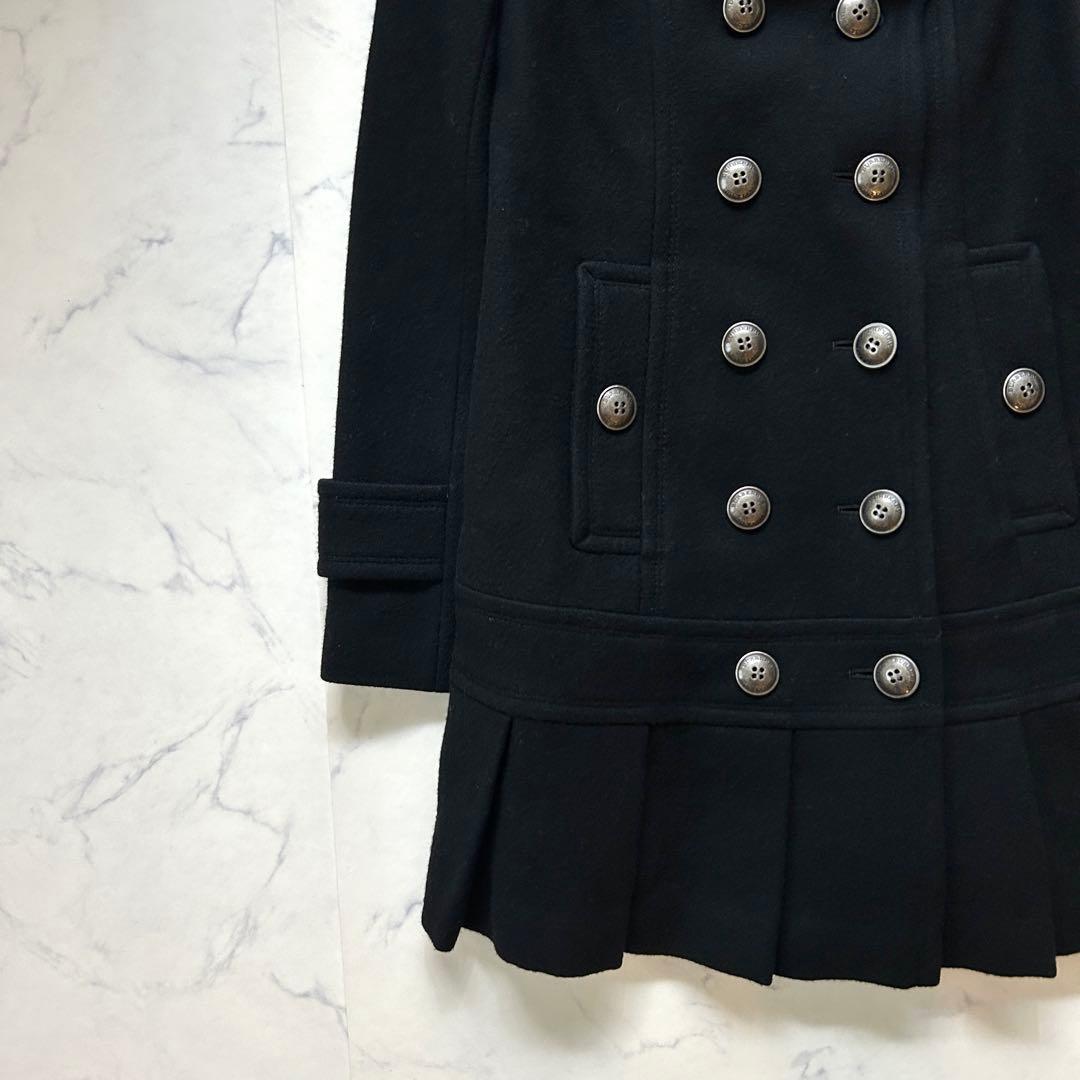 バーバリーブルーレーベル ナポレオンコート メタルボタン ノバチェック