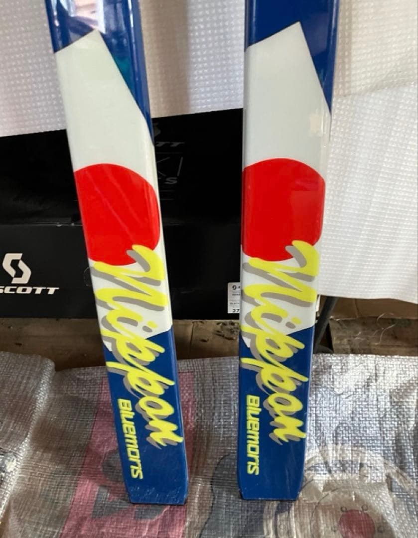 i*k様 テレマークスキー板　ブルーモリス 八甲田　185㎝　ビンディング付き