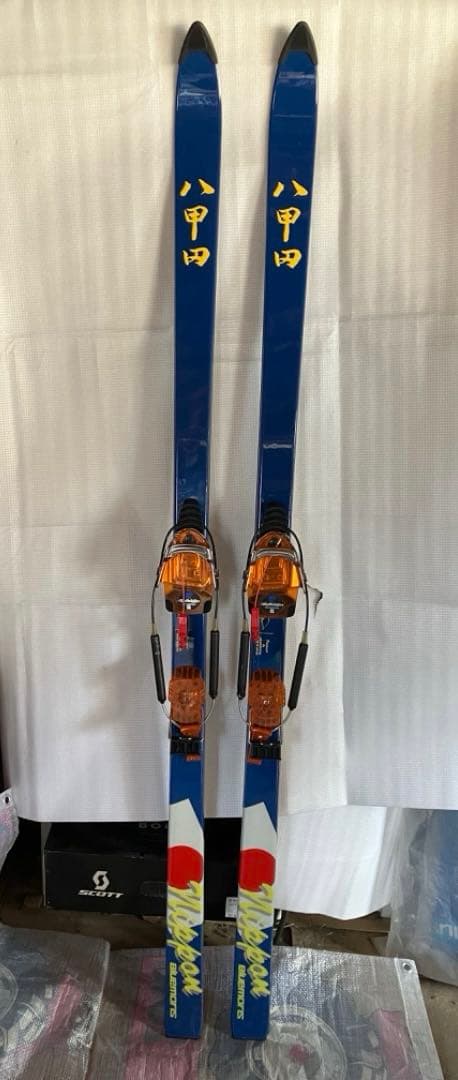 i*k様 テレマークスキー板　ブルーモリス 八甲田　185㎝　ビンディング付き