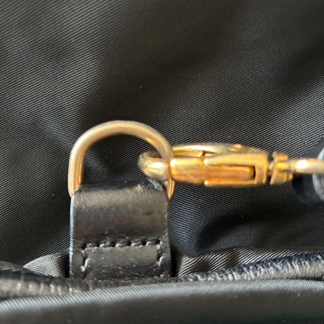 CELINE セリーヌ　黒 ドローストリング ショルダーバッグ