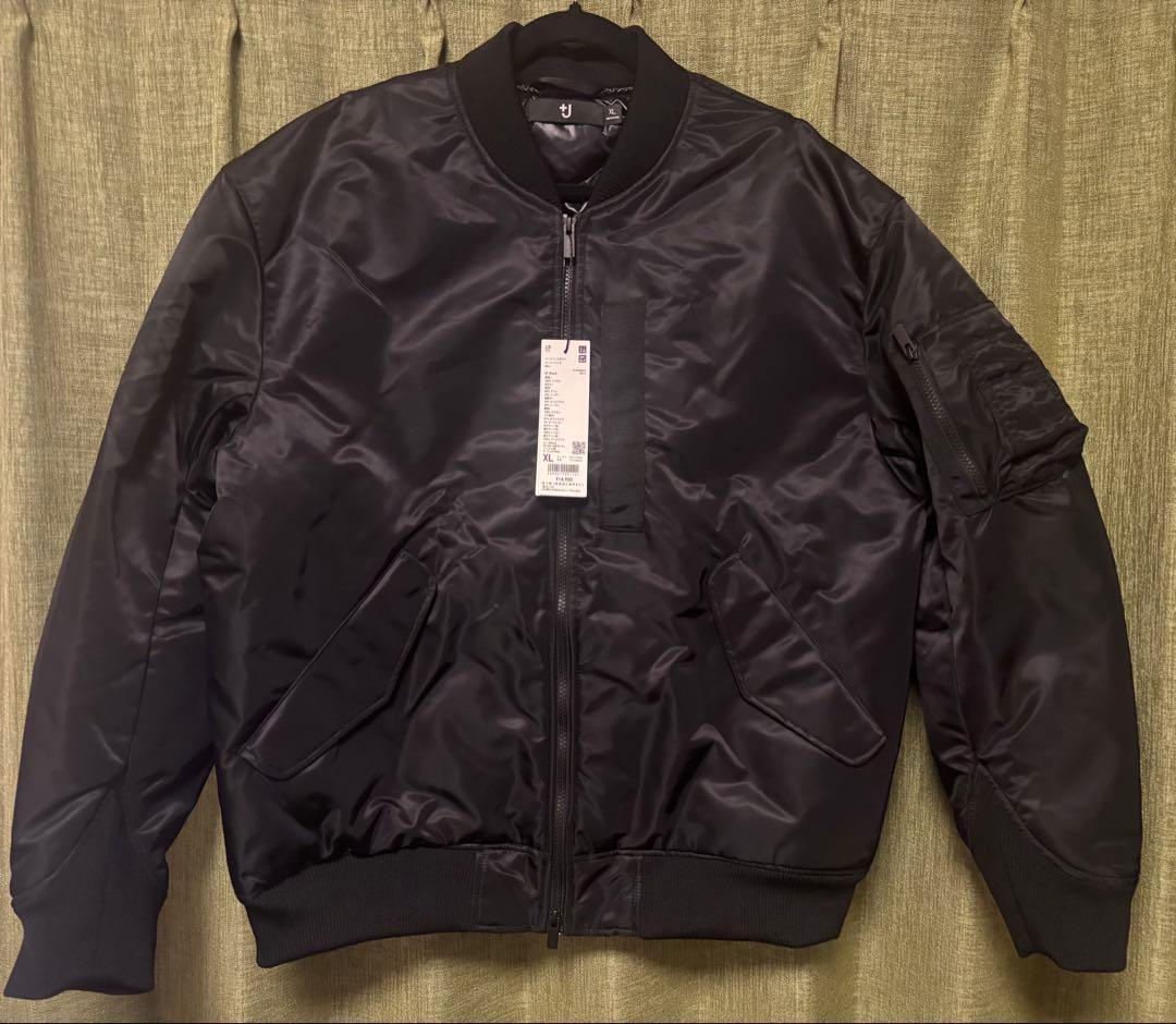 【完売サイズ・新品】ハイブリッドダウンオーバーサイズMA-1 黒 XL