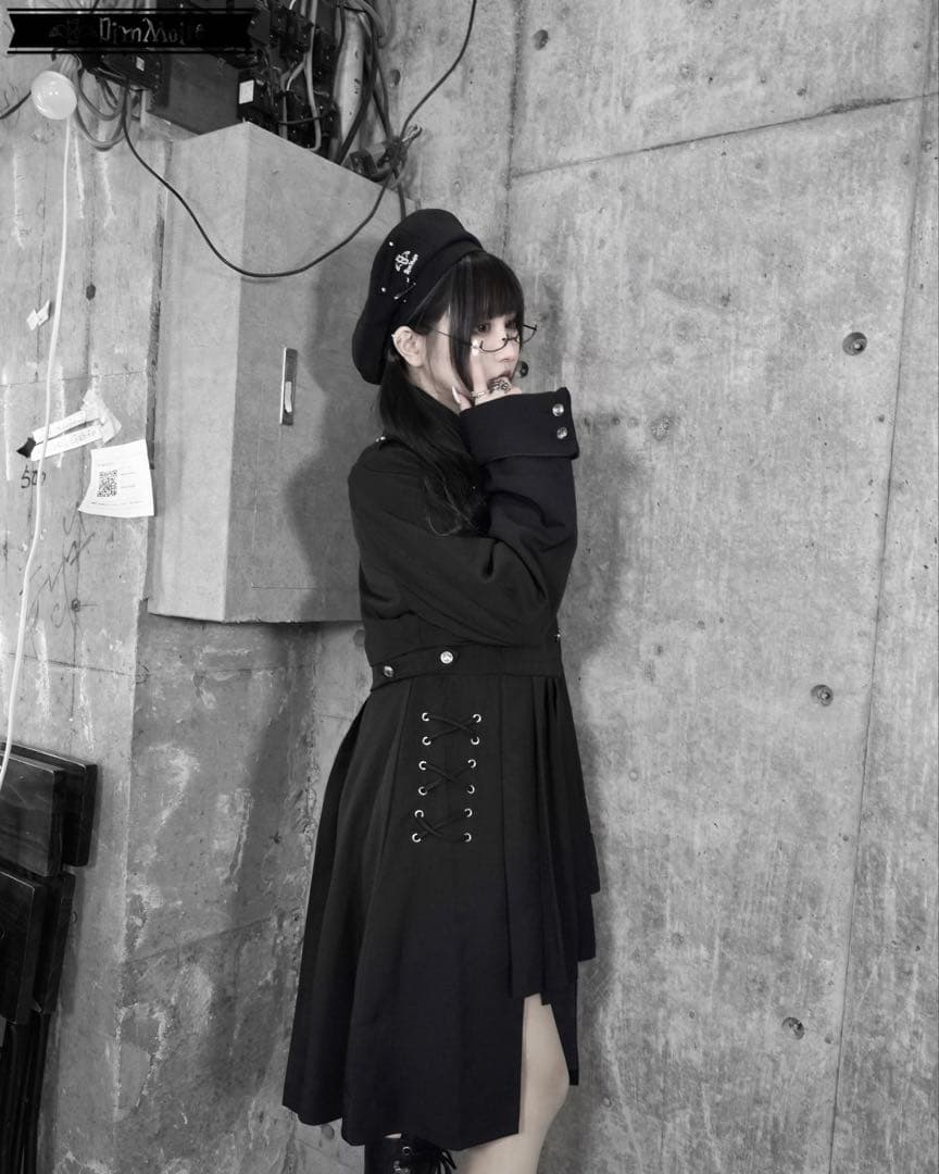 【〇】DimMoire 闘心ベレー帽 BLACK