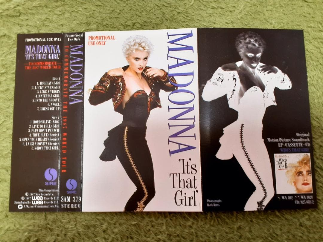 マドンナ　It's That Girl　UK製 貴重 シングルベスト集 カセット