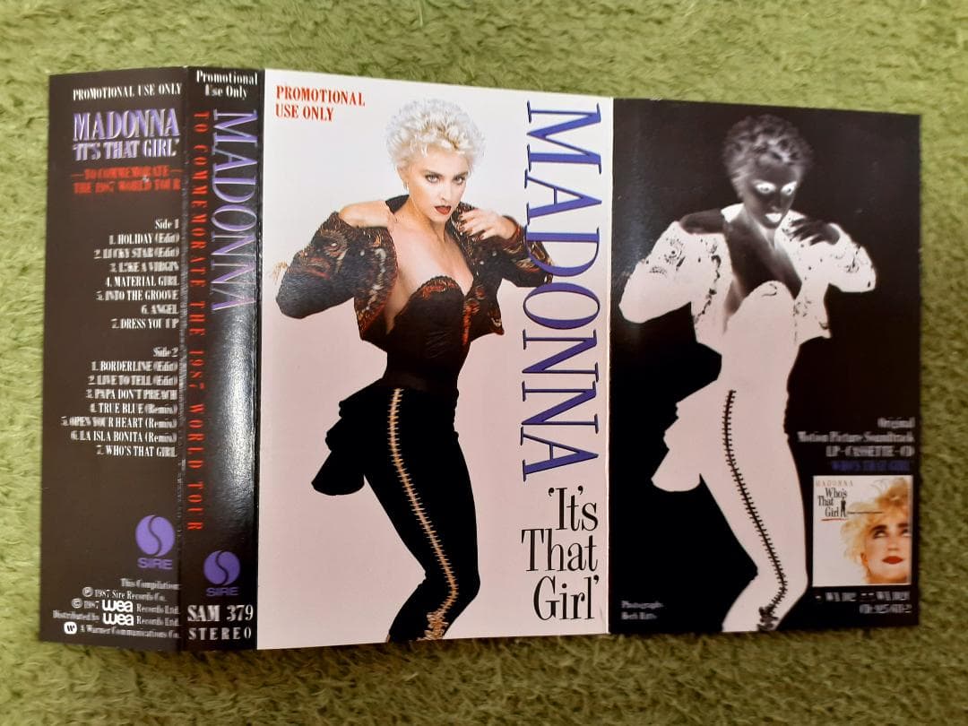 マドンナ　It's That Girl　UK製 貴重 シングルベスト集 カセット