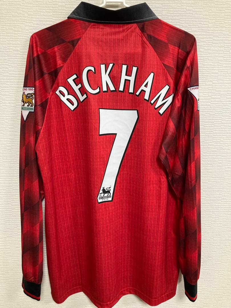 96-98プレミアリーグ マンチェスターユナイテッド ベッカム ユニフォームH