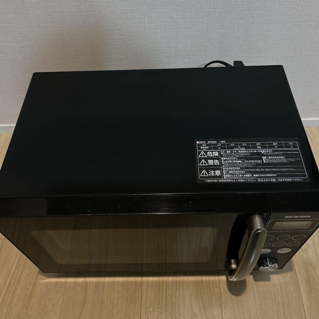 アイリスオーヤマ オーブンレンジ 電子レンジ MO-T1501-B 2021年製