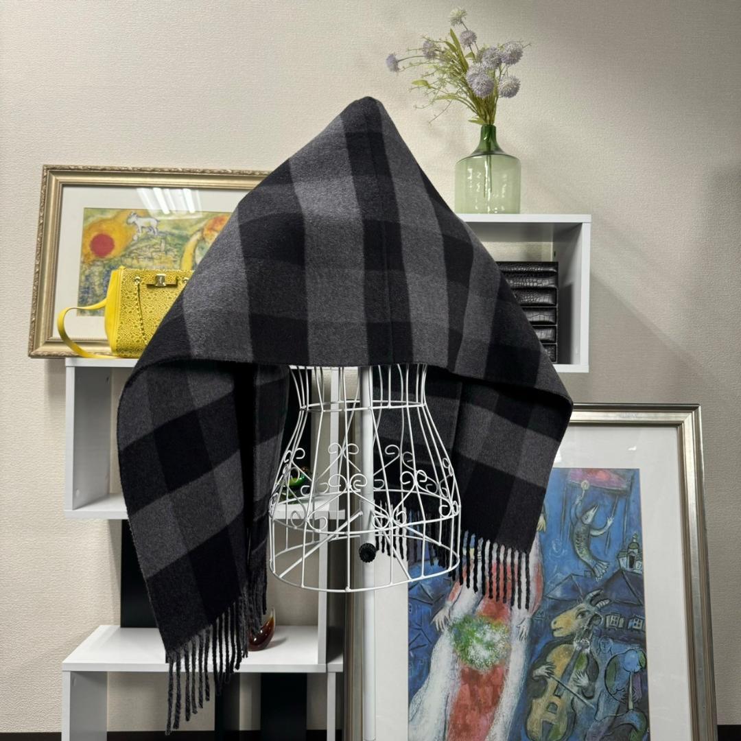 美品 Christian Dior 20AW チェック ポンチョ マフラー