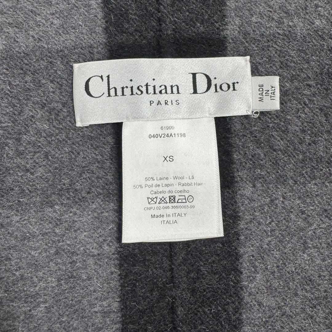 美品 Christian Dior 20AW チェック ポンチョ マフラー