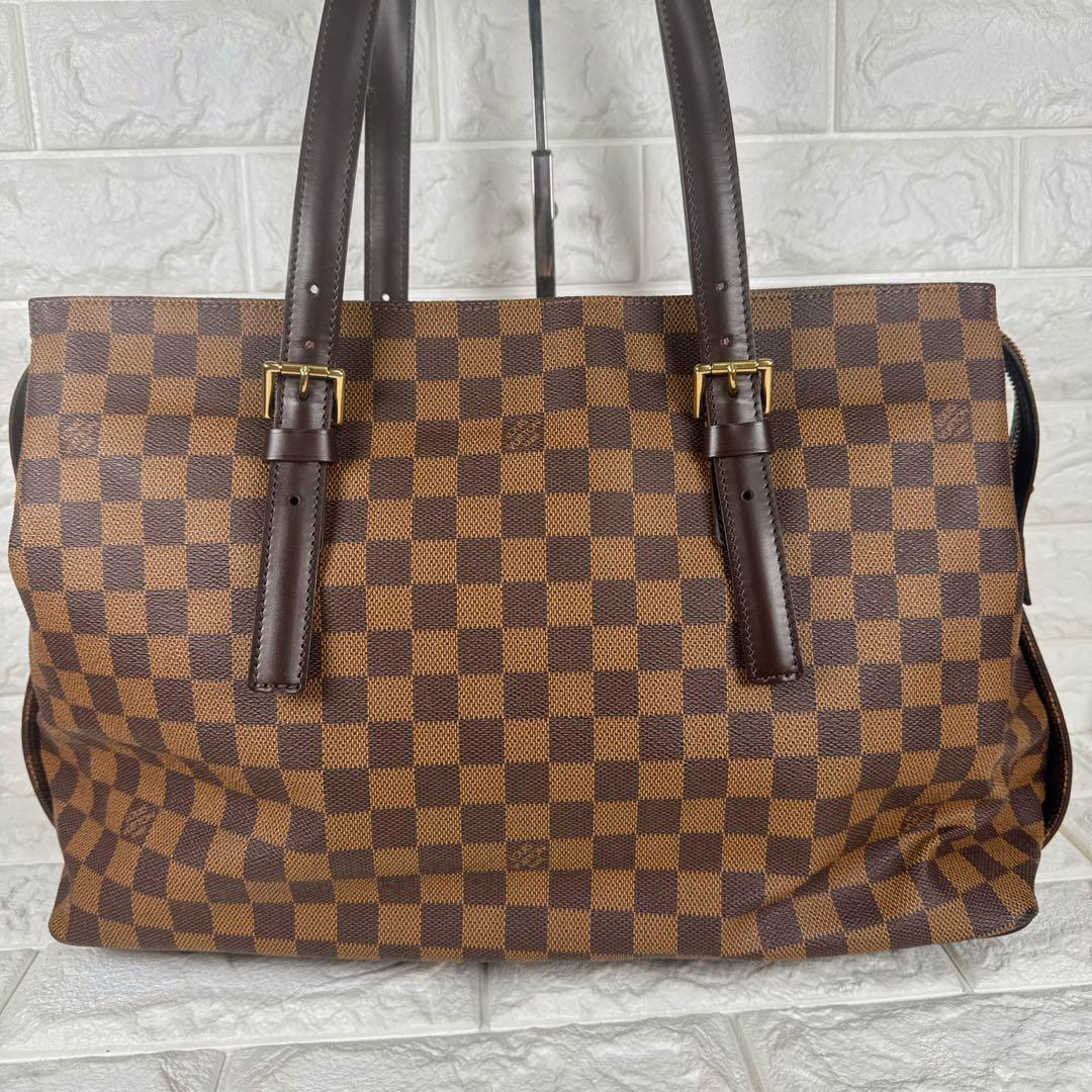 本物良品 ルイヴィトン ダミエ チェルシー ショルダートートバッグ