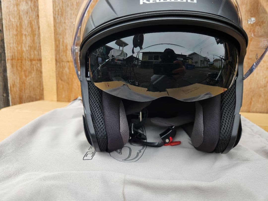 OGK Kabuto ジェットヘルメット マットブラック　　エクシード　L