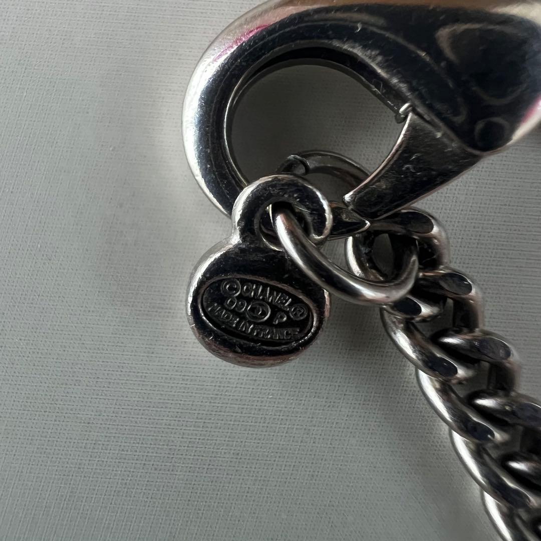 CHANEL ロングネックレス　シルバー　ヴィンテージ