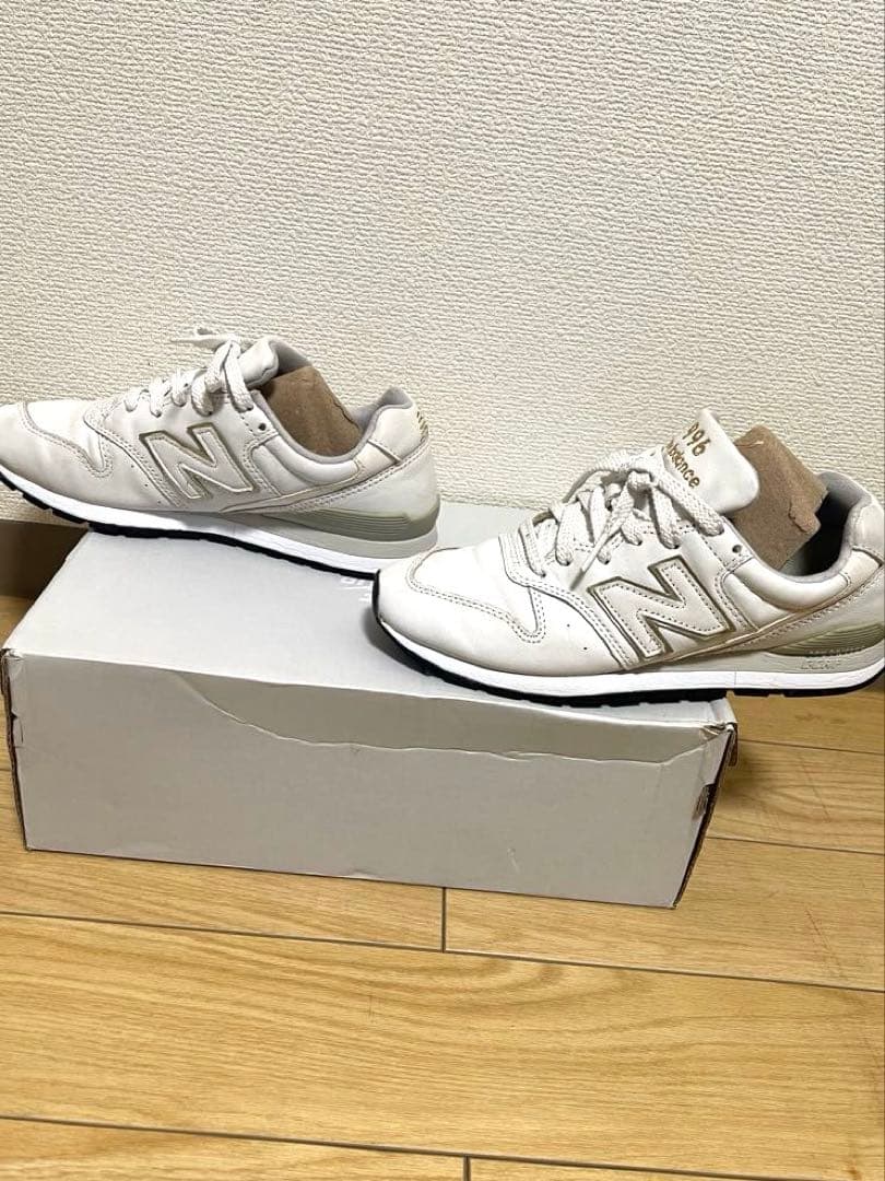 【専用】ニューバランス　996 スニーカー オールレザー ホワイトゴールド