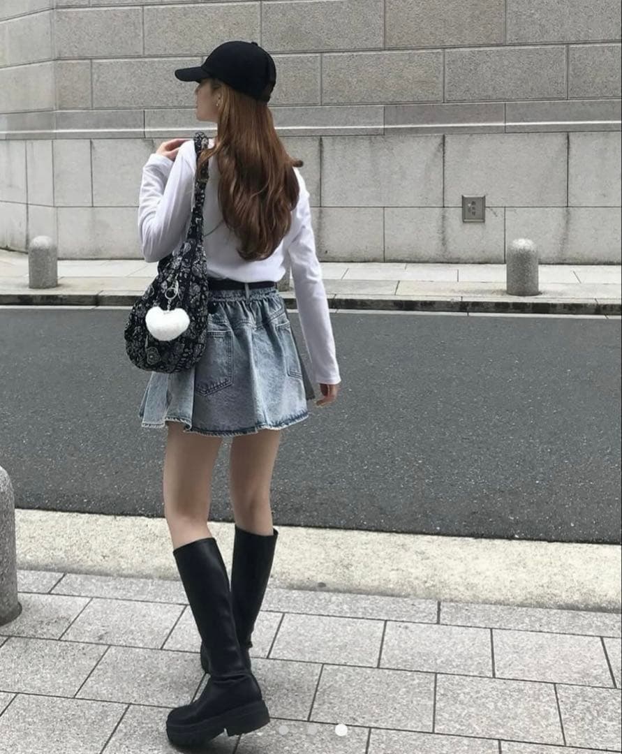 THETOE Olympia Denim Skirt デニムスカート　M