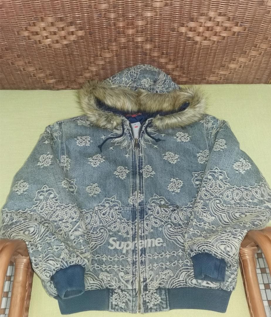 supreme bandana jacquard work jacketサイズM