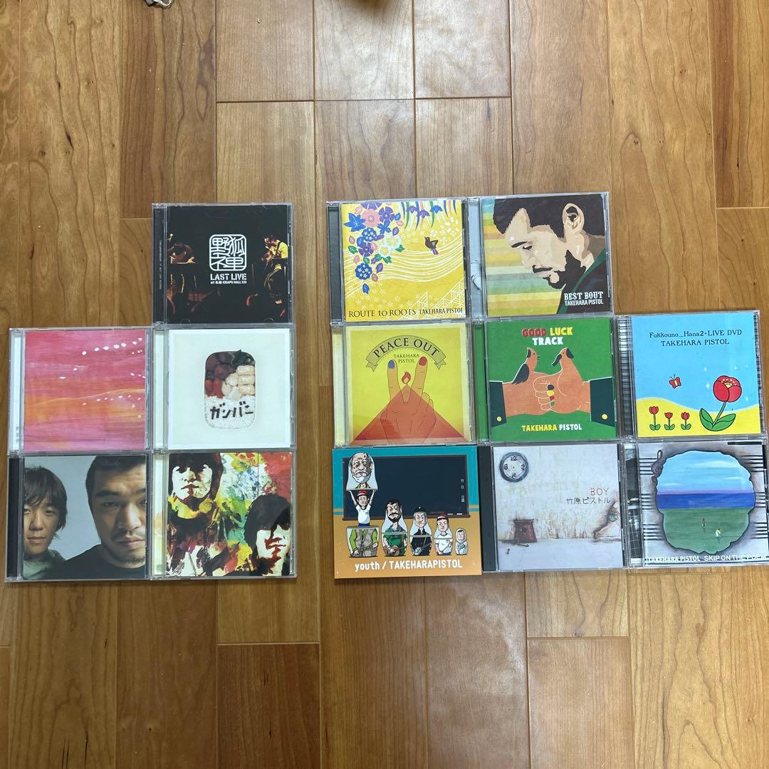 野狐禅 竹原ピストル アルバムCD ライブDVD まとめ売り