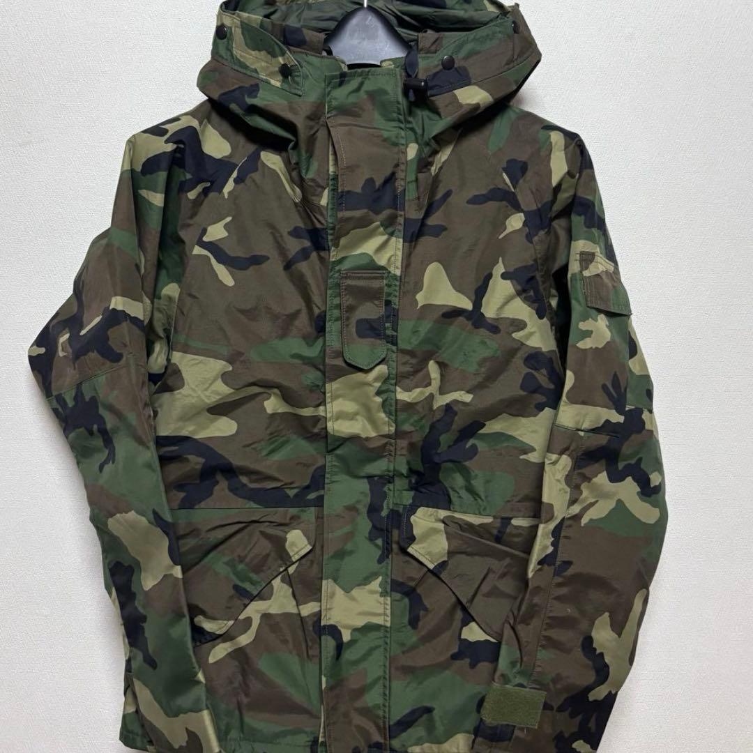 米軍実物 ECWCS Gen1 ゴアテックス パーカー ウッドランドカモ S-S