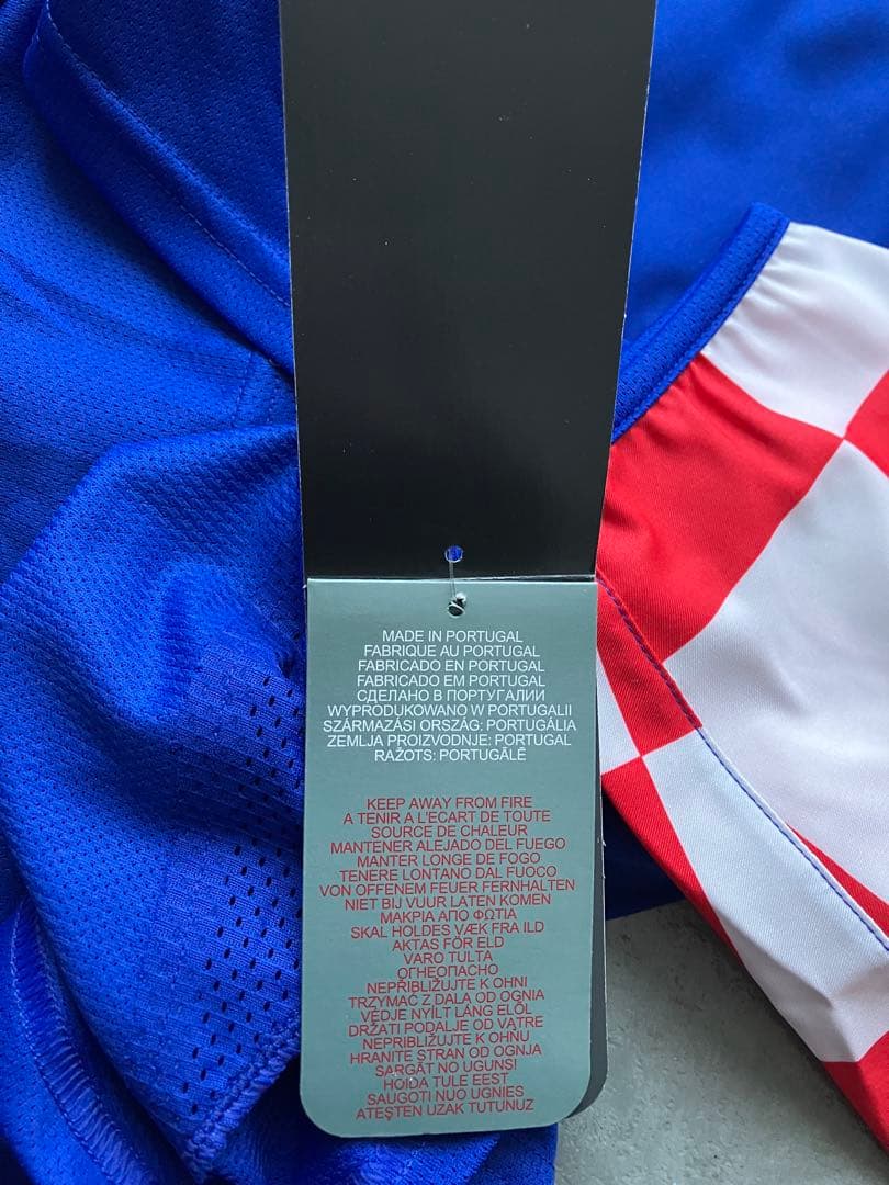 激レア　04-05 クロアチア代表 NIKE 長袖アウェイユニフォーム　選手仕様