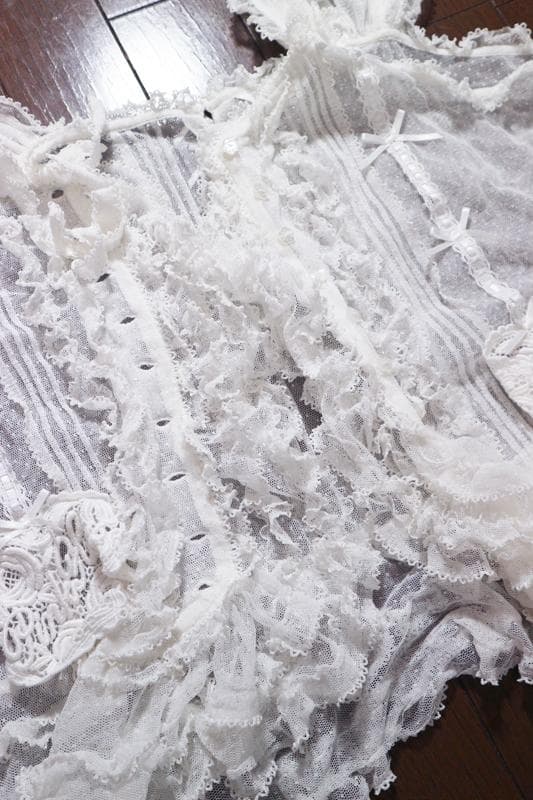 ス*ラ様 ピンクハウス♡ハートワッペン付き♡チュールレースのキャミソール