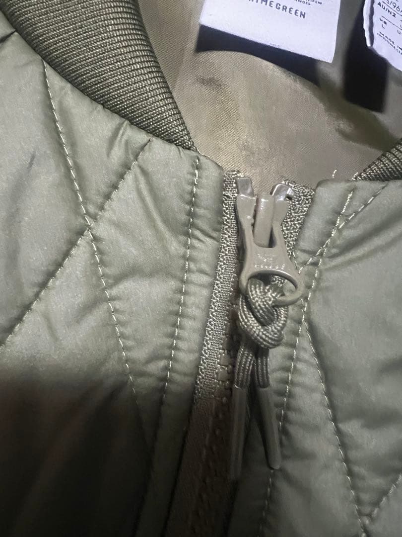 adidas キルティングジャケット カーキ Lサイズ 松本人志 新品未使用