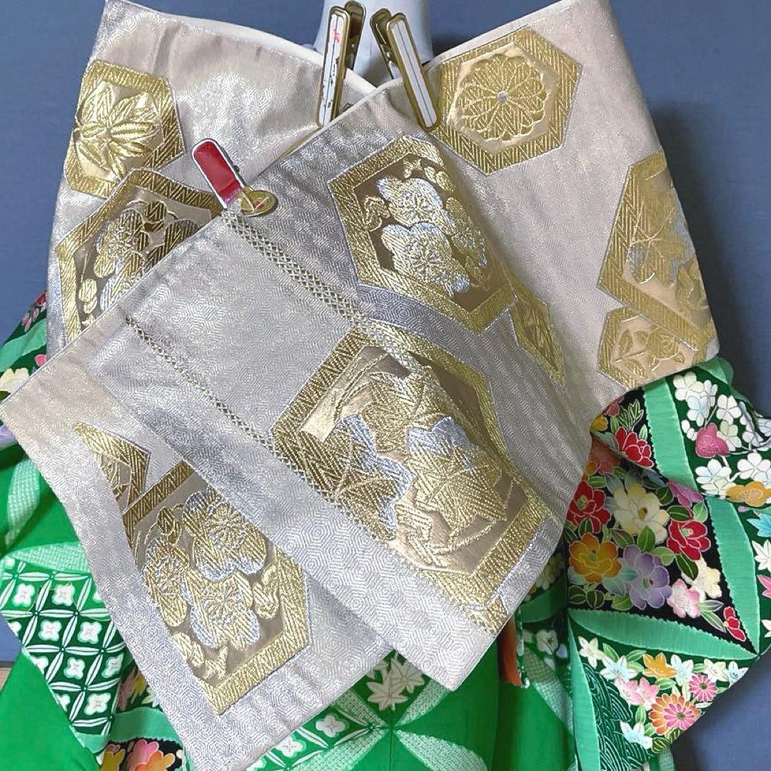 振袖フルセット　手描き友禅　吉祥紋様　成人式振袖　振袖　成人式