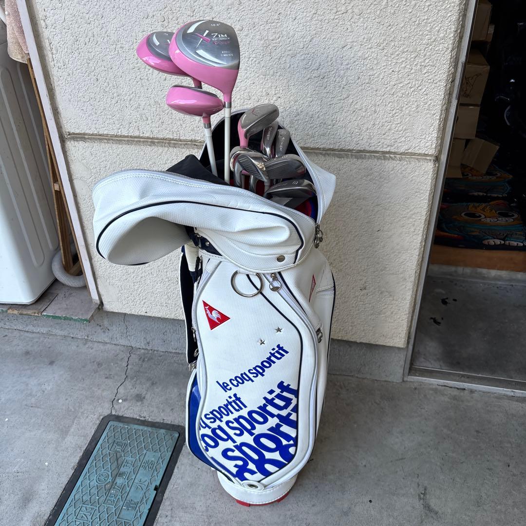 レディース用ゴルフセット今夜値上げします